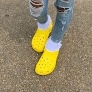 yellow crocs